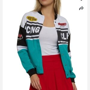 New Look Racing Club Jacket Blue and Black